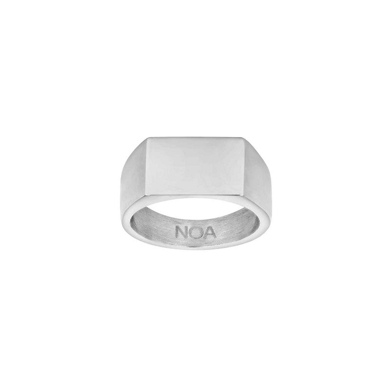 Son of Noa signetring fra Nordahl Andersen i blankt rustfrit stål til mænd.
